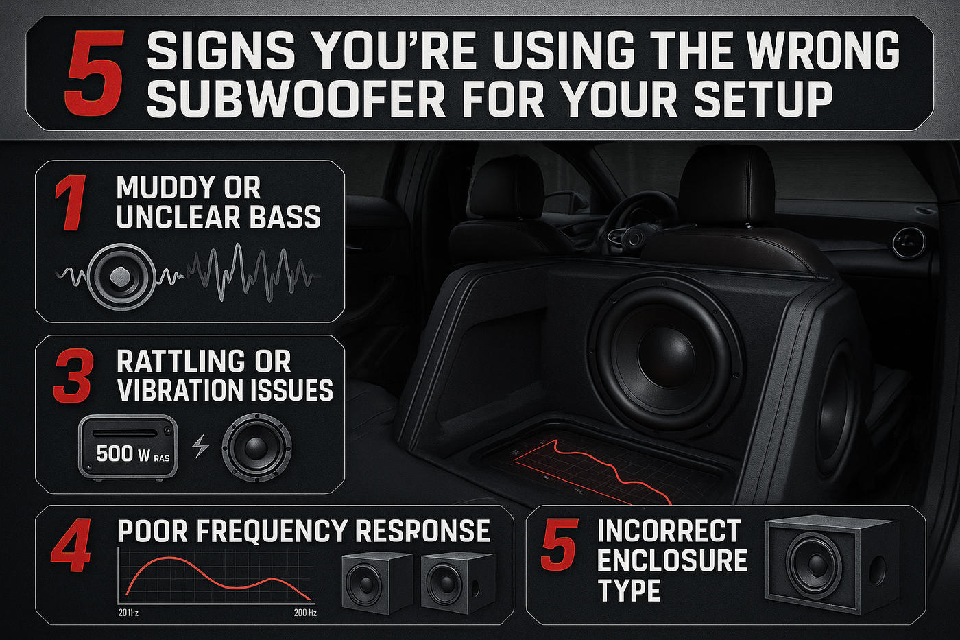 Top 5 Signs Youโre Using the Wrong Subwoofer for Your Setup