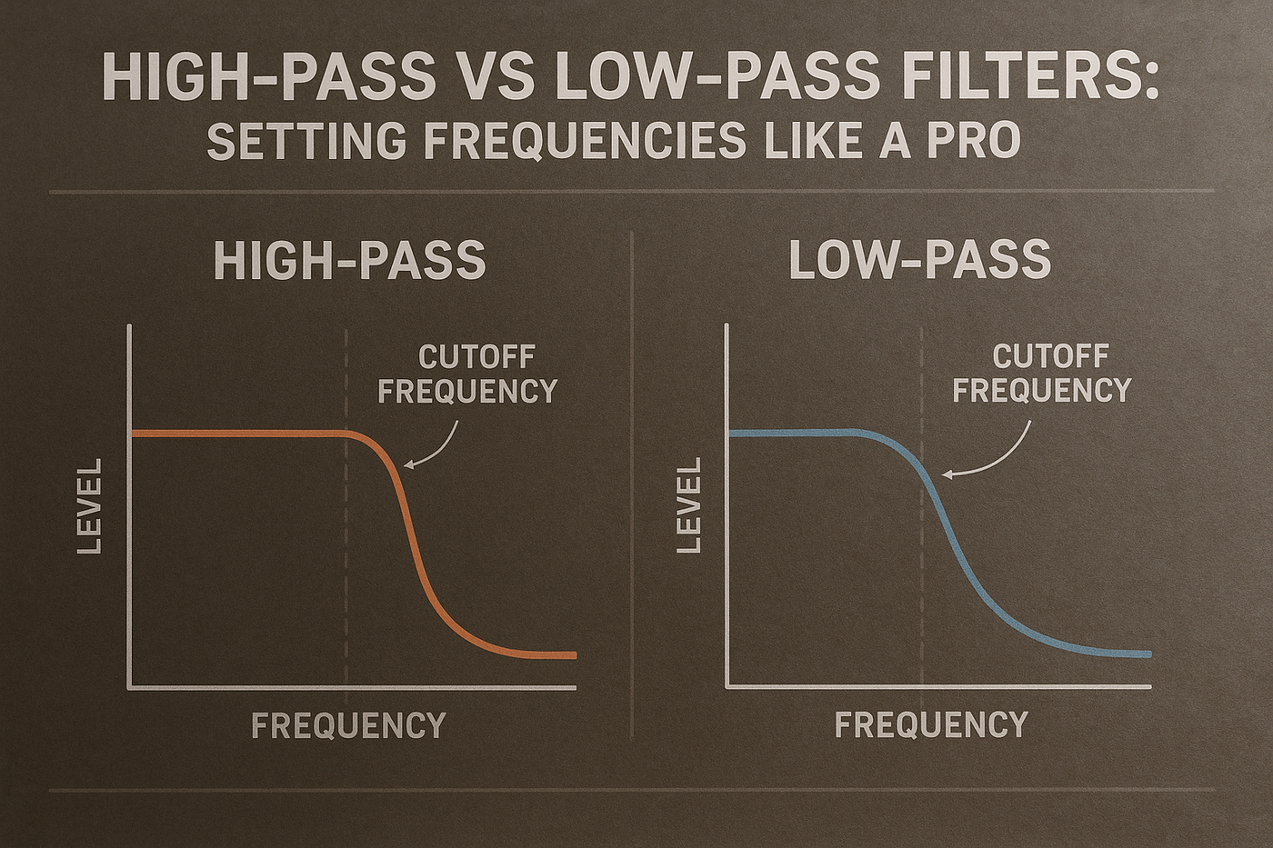 High-Pass vs Low-Pass Filters: Setting Frequencies Like a Pro
