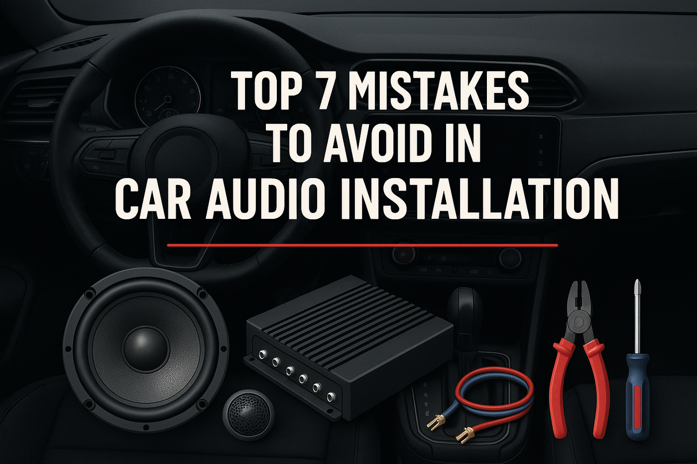 Top 7 Mistakes to Avoid in Car Audio Installation