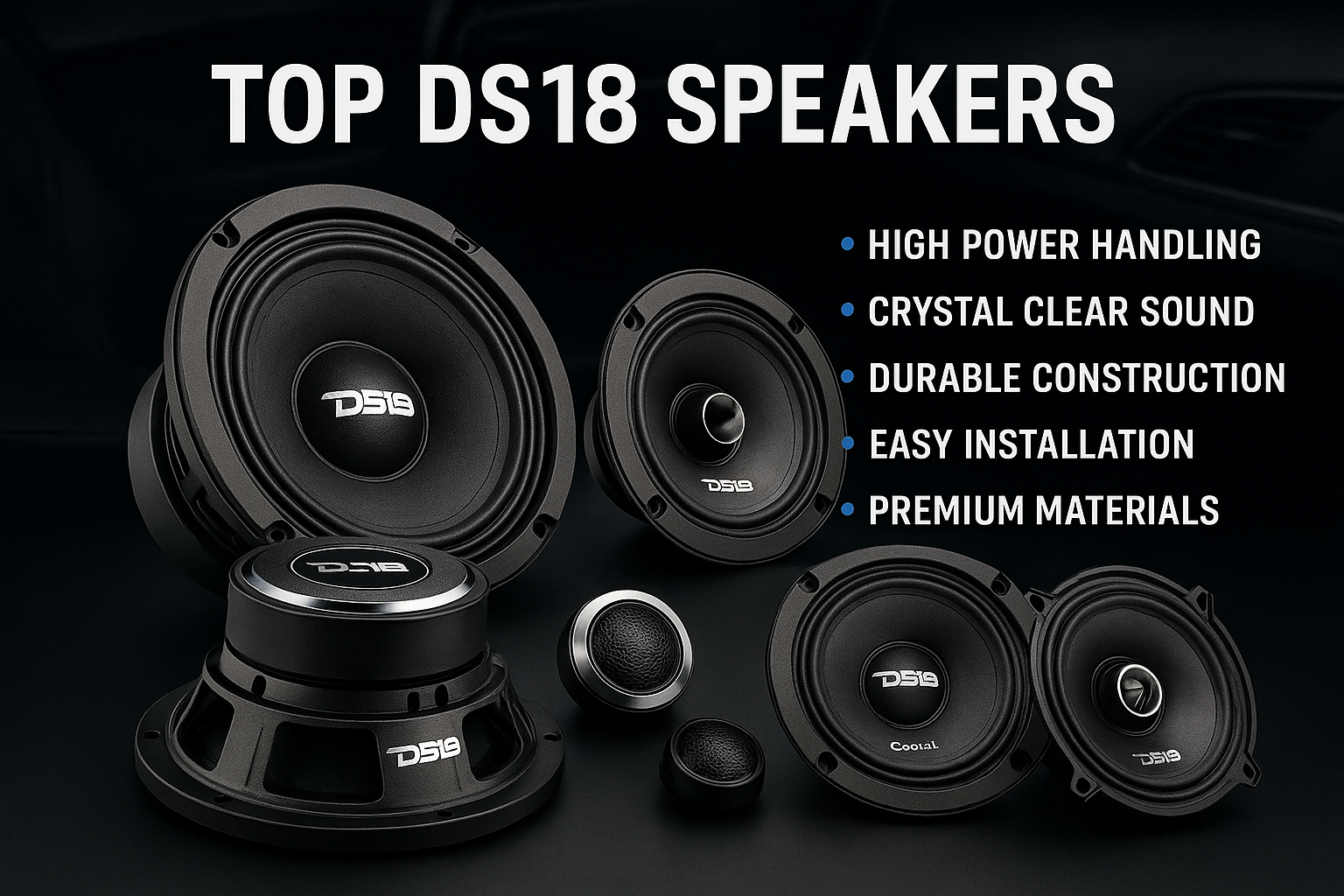 Top DS18 Speakers for Your Car: Features and Benefits