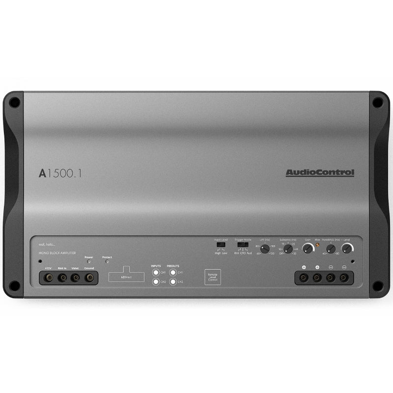 AudioControl A1500.1 - Altitude Series 1500W Max Power, Monoblock Car Amplifier, Class-D