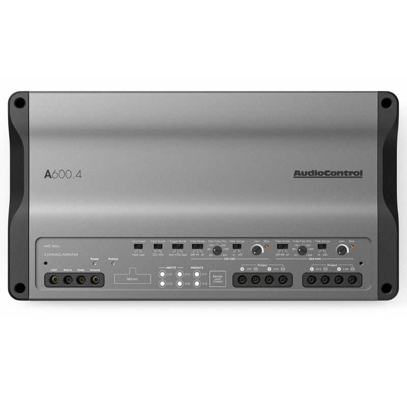 AudioControl A600.4 - Altitude Series 600W 4-Channel Amplifier, Class-D
