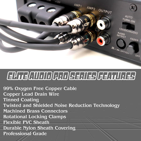 Elite Audio 20ft RCA Audio Cable
