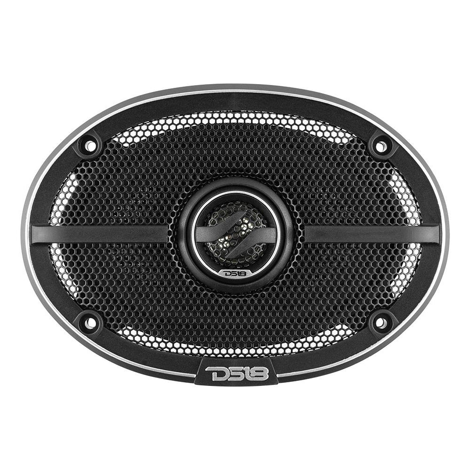 DS18 DS-ZXI-464 ELITE 4x6 Inch 2-Way Coaxial Speakers with Kevlar Cone 120 Watts 4-Ohm DS18 (PAIR)
