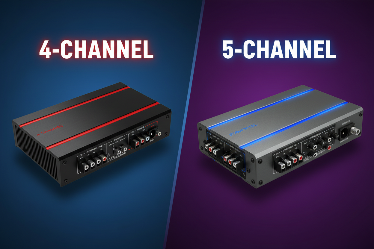 4-Channel Amp vs. 5-Channel Amp: Which One Should You Choose?