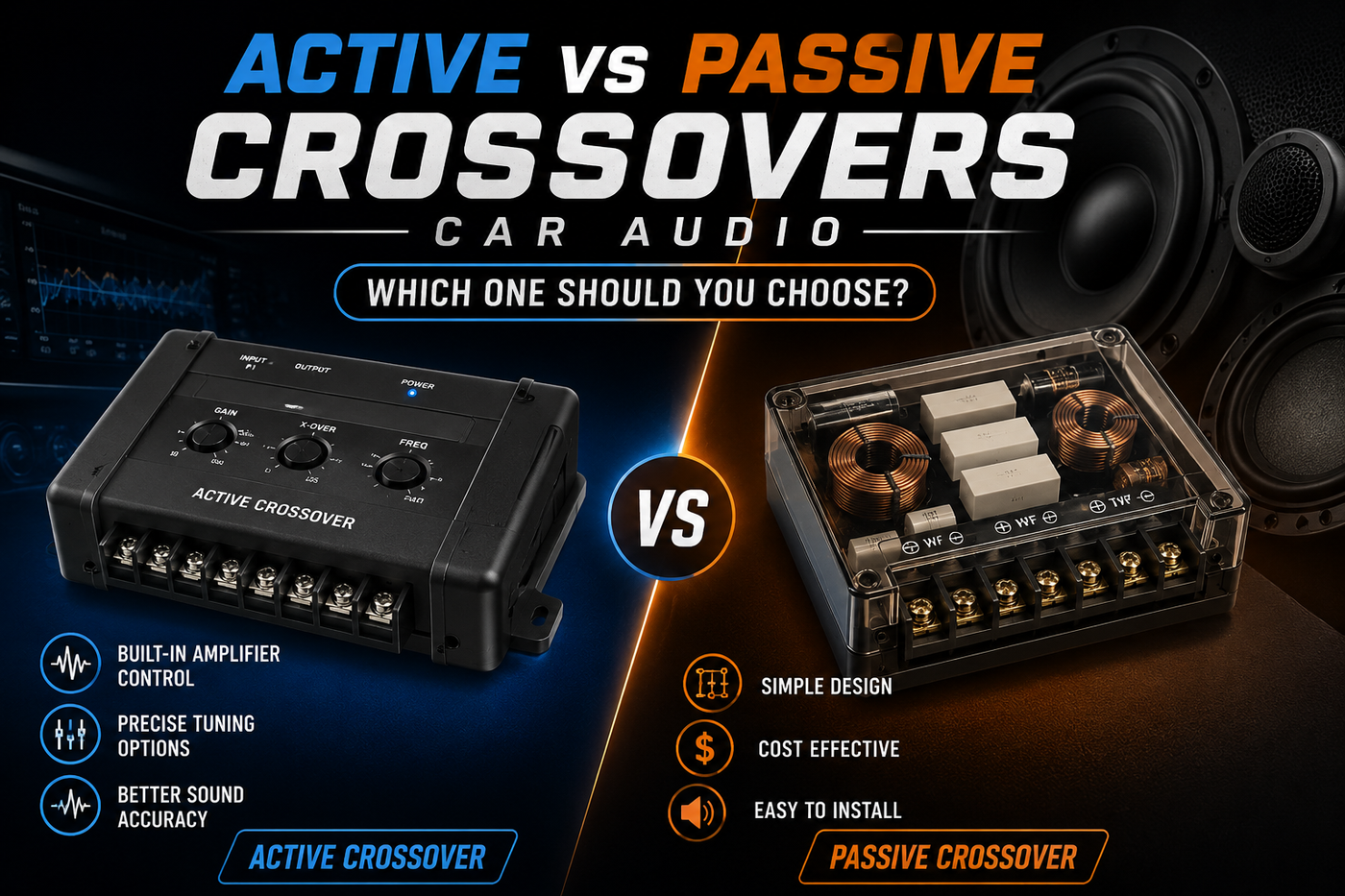 Active vs Passive Crossovers Car Audio