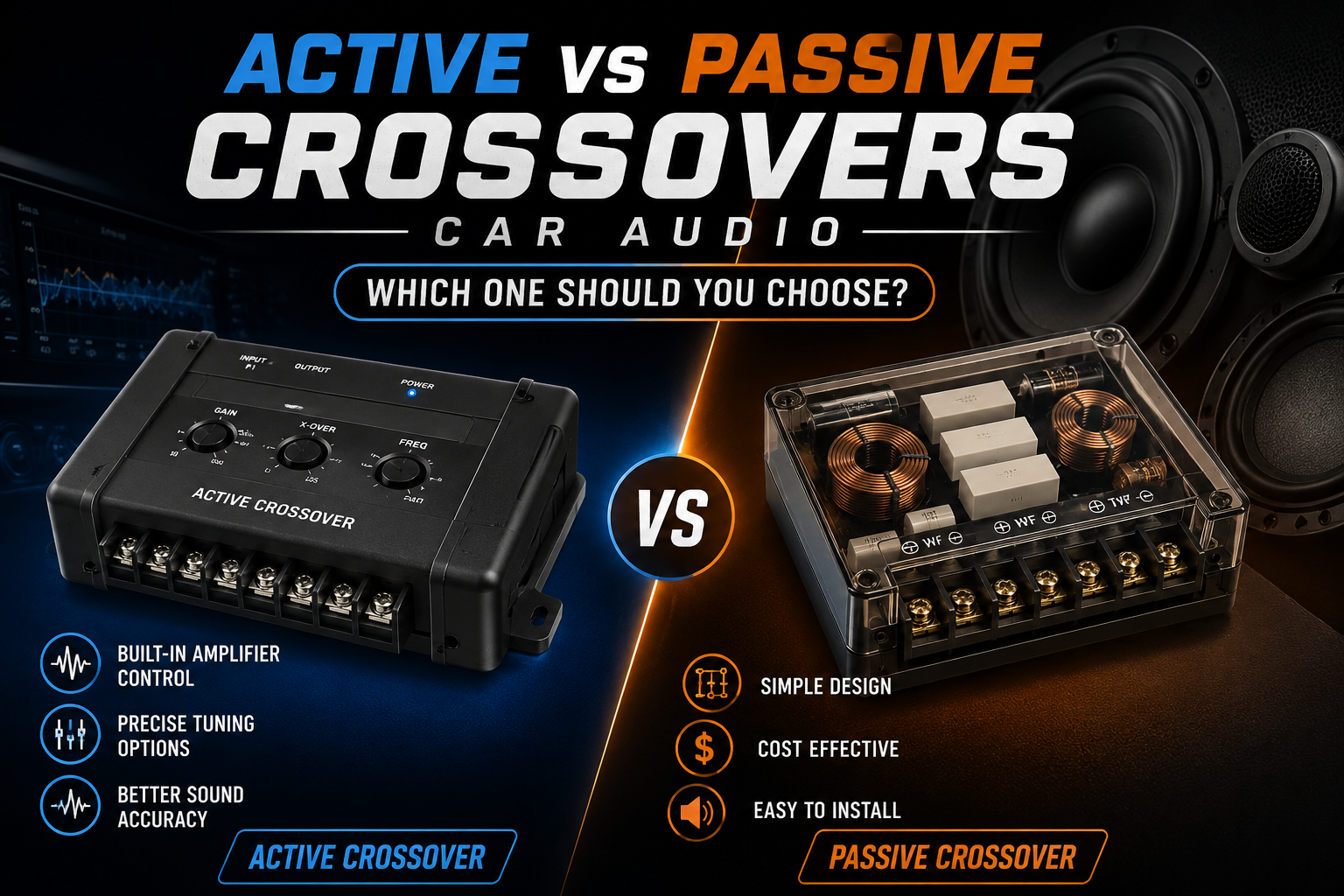 Active vs Passive Crossovers Car Audio