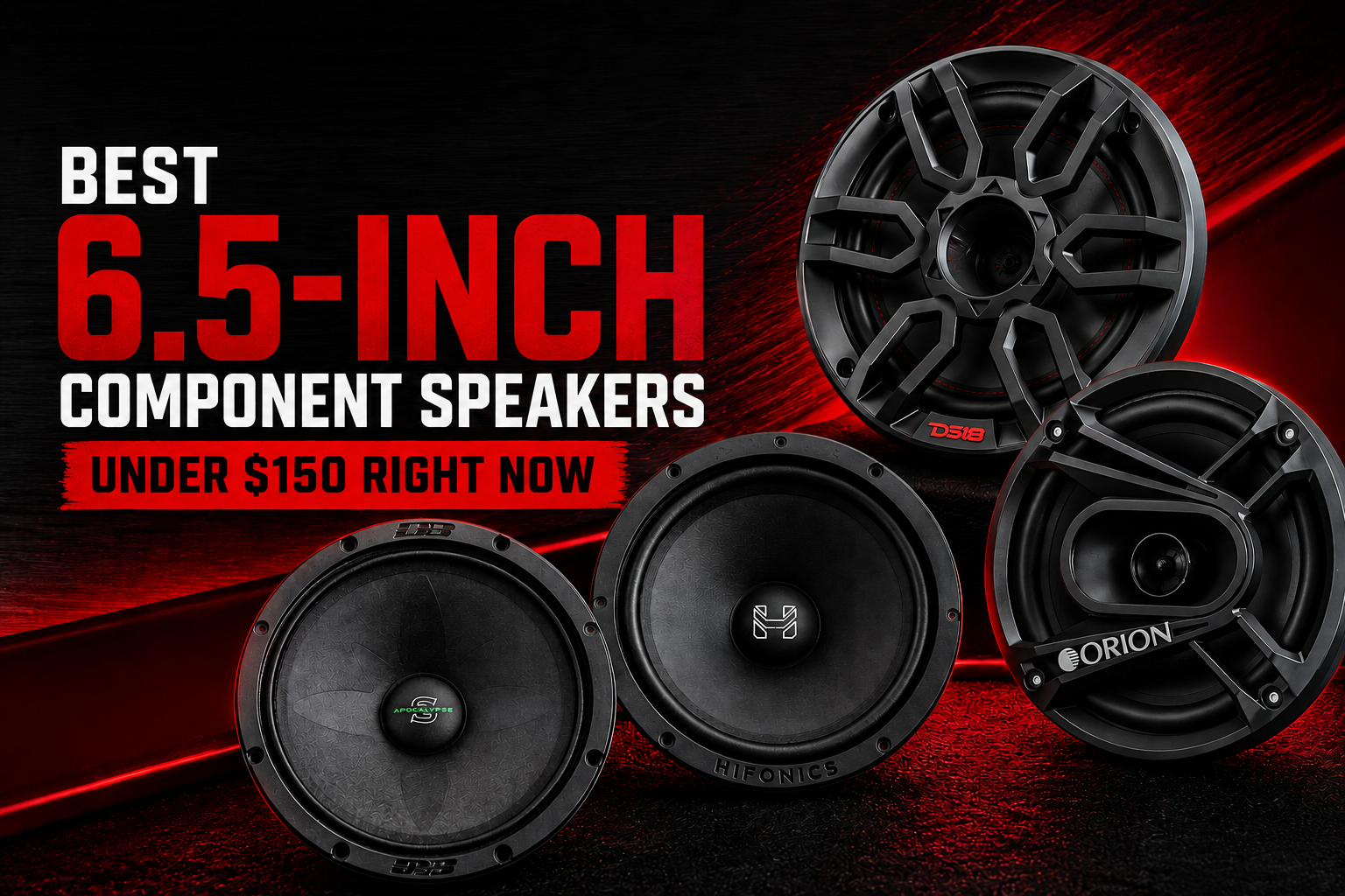 Best 6.5-Inch Component Speaker Sets for Under $150 Right Now