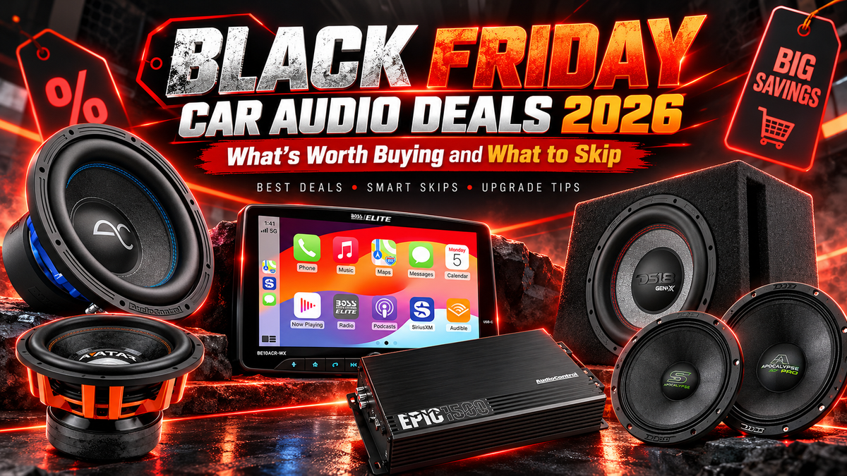 Black Friday Car Audio Deals 2026