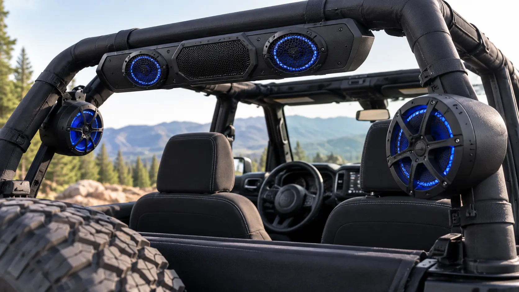 Jeep Audio Builds Sound Bars, Roll Bar Pods and Open-Top Problems