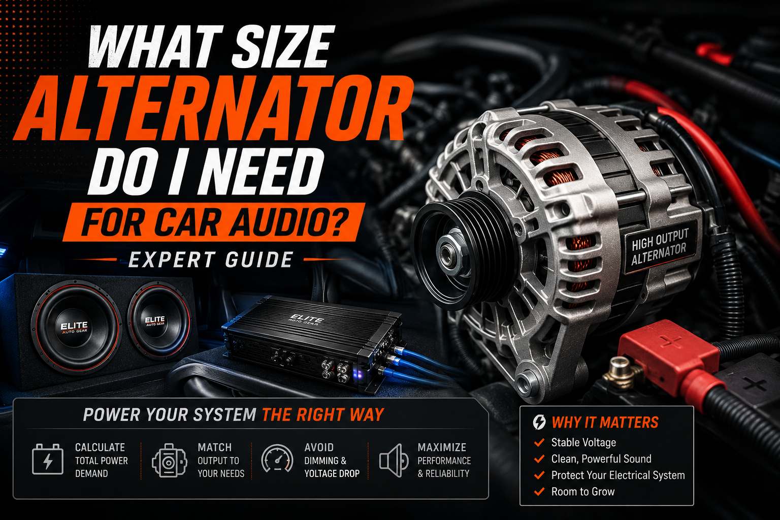 Size Alternator Do I Need for Car Audio Expert Guide