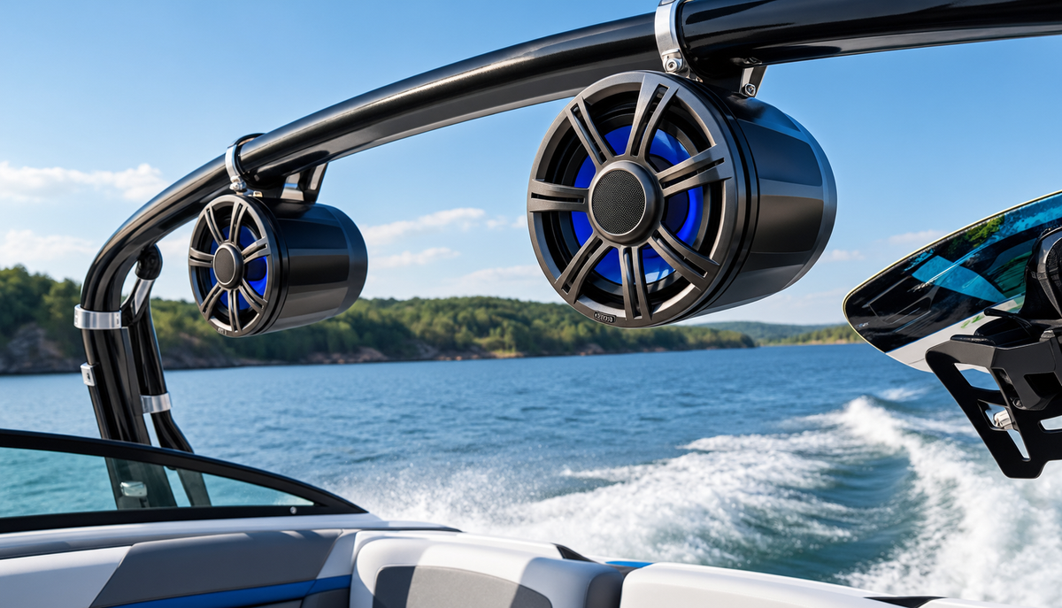 Wakeboard Tower Speakers - Get Sound to Carry Over Wind and Water