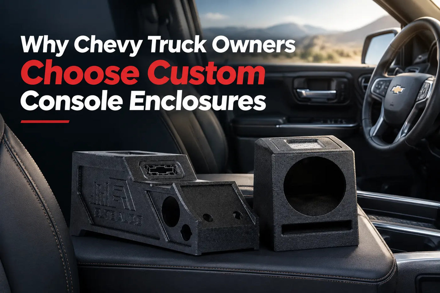 Chevy Truck Owners Choose Custom Console Enclosures