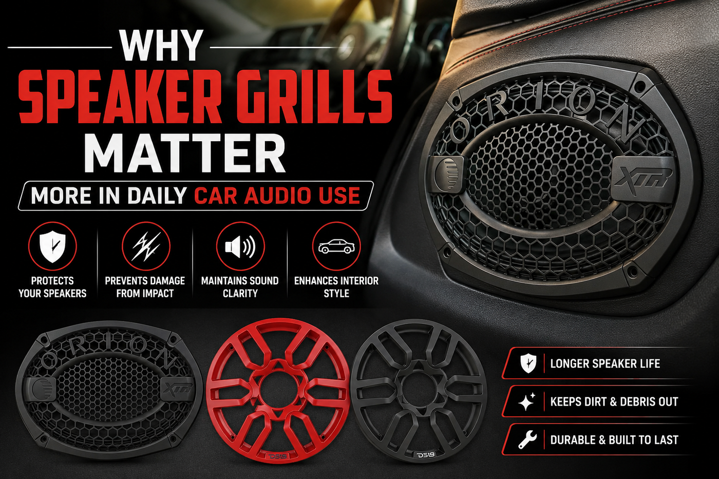Why Speaker Grills Matter More in Daily Car Audio Use