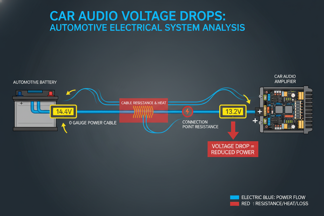 Car Audio Voltage Drops Explained: Causes, Effects, and Fixes