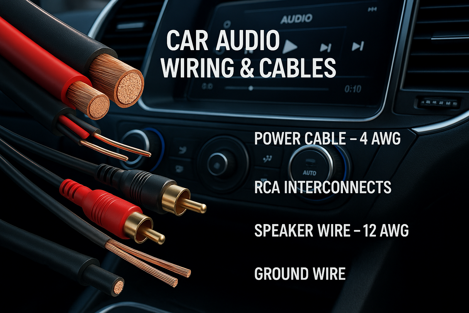 Choosing the Right Wiring and Cables for Your Car Audio Setup