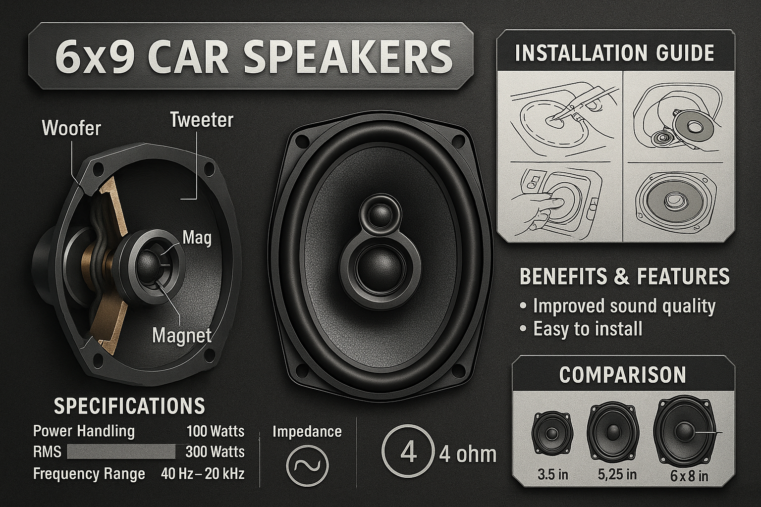 Everything You Need to Know About 6x9 Car Speakers