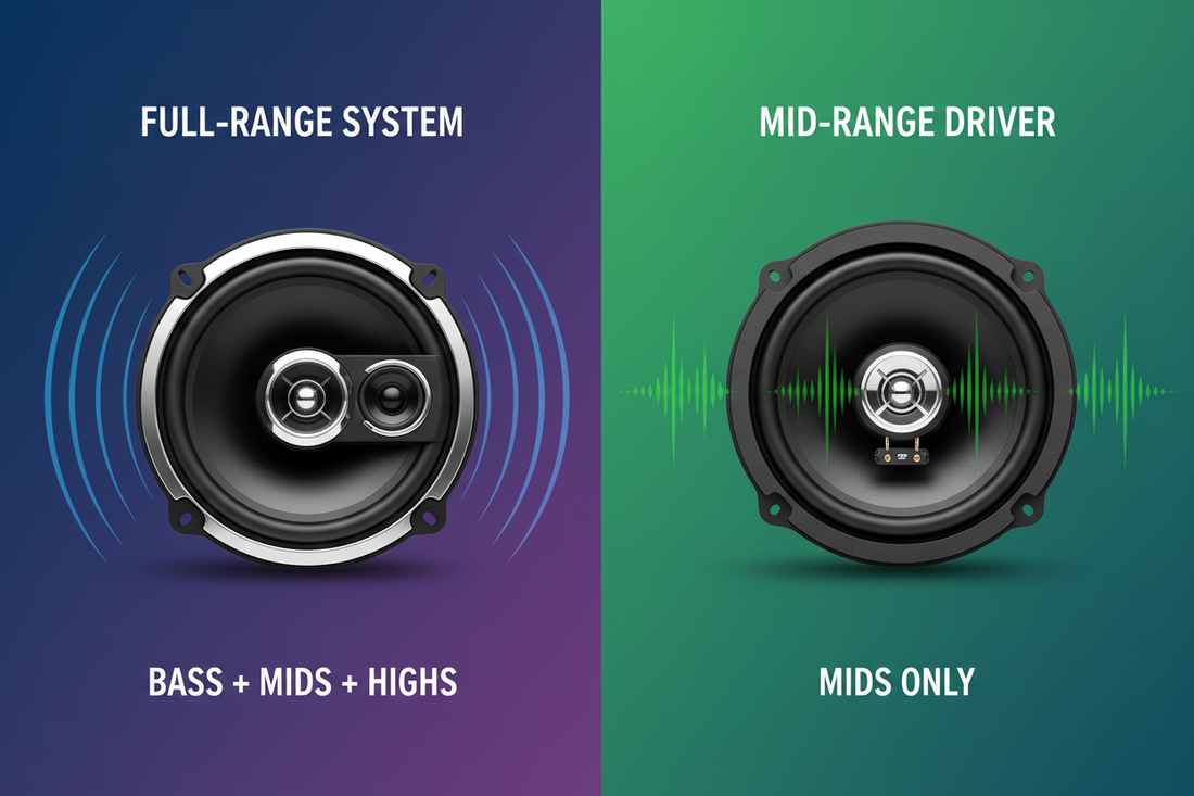Full-Range vs. Midrange Speakers: Which Setup Is Better? – Elite Auto Gear