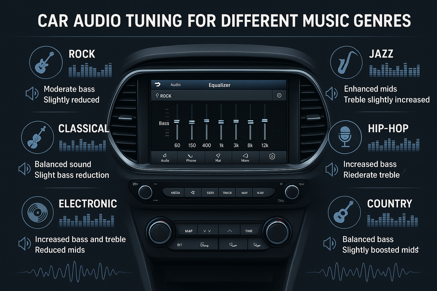 How to Tune Car Audio for Different Music Genres?