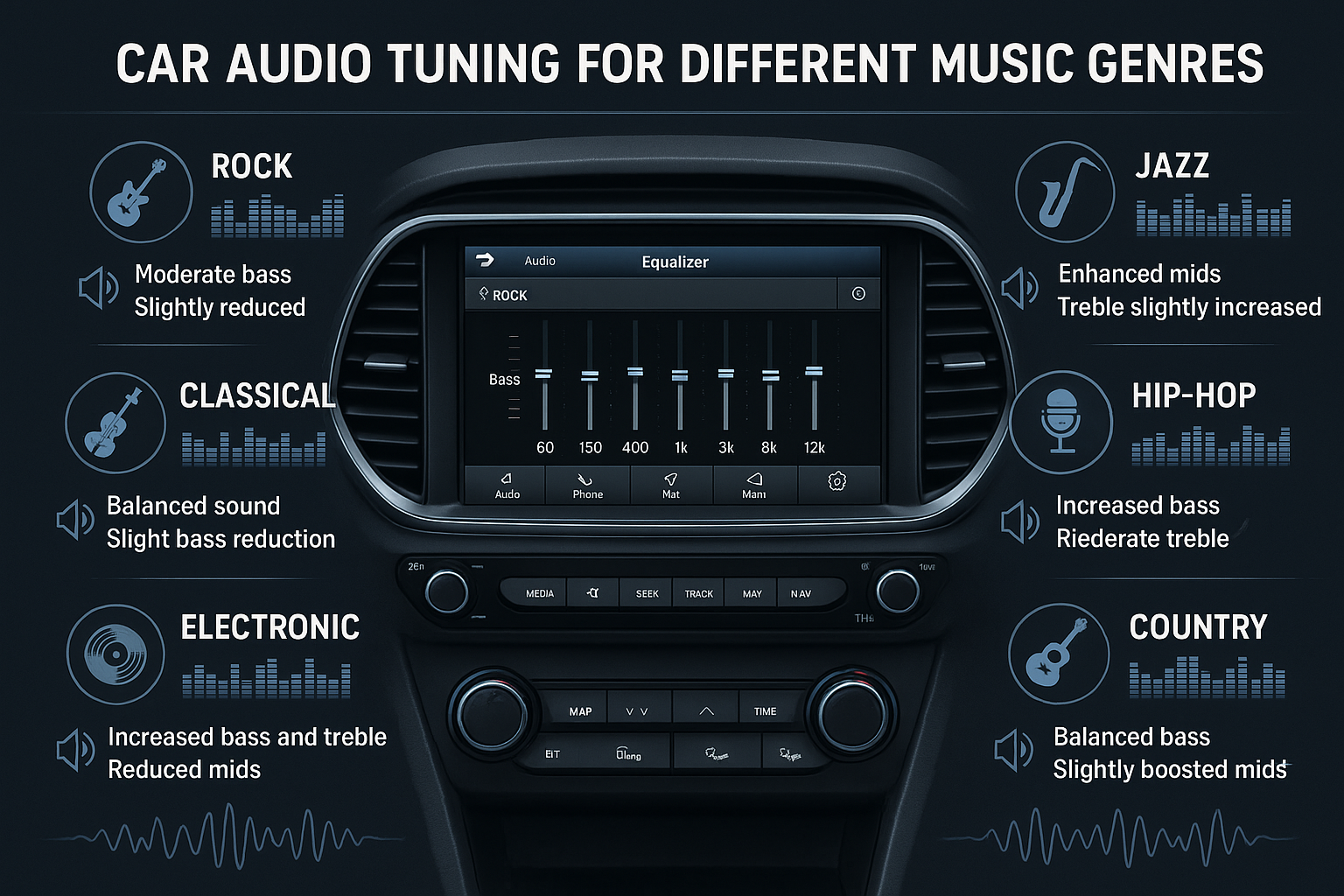 How to Tune Car Audio for Different Music Genres?