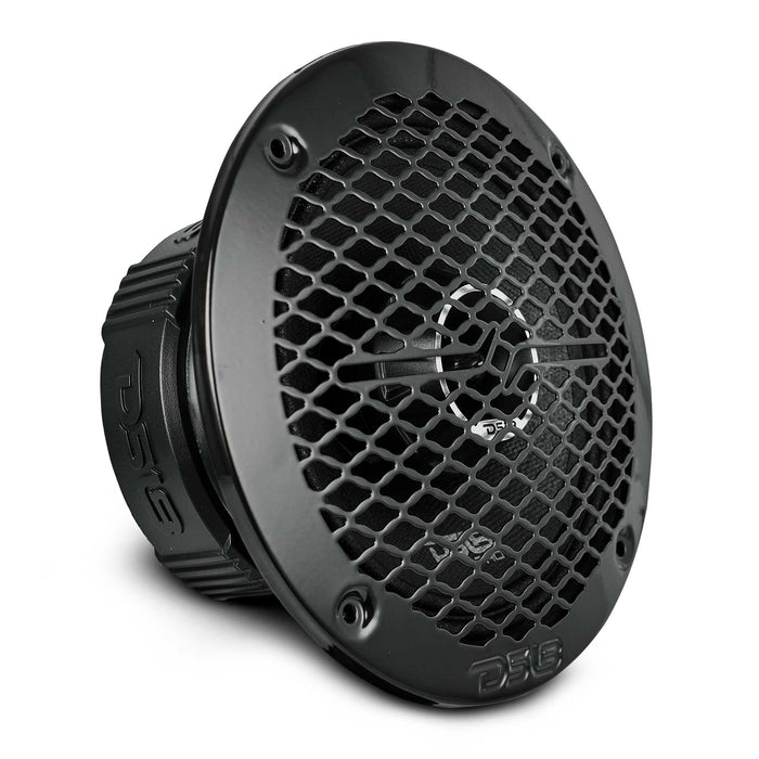 DS18 6.5" Coaxial Midrange Speaker with Bullet Tweeter - Water resistance, Cone Built-in Bullet Tweeter and Grill 225W RMS 4-Ohm