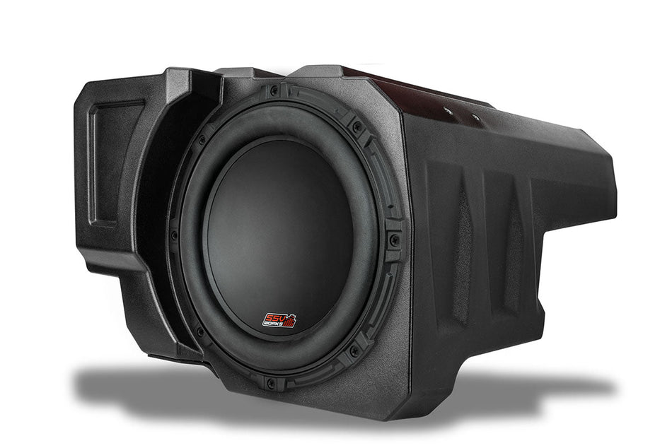 SSV Works 230-RZ5-BS10U 2020-2026 Polaris RZR Pro R, Pro S, Turbo R & Pro XP 4 Rear Seat 10" Subwoofer Enclosure