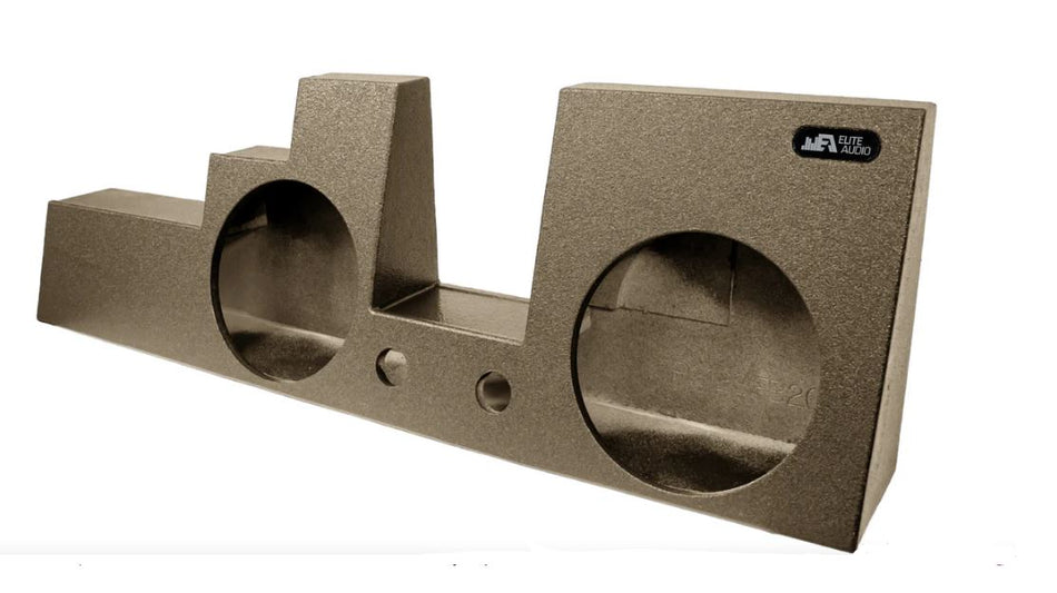 Elite Audio Ford Super Duty 2000-2016 Dual 12" Subwoofer Box - angle