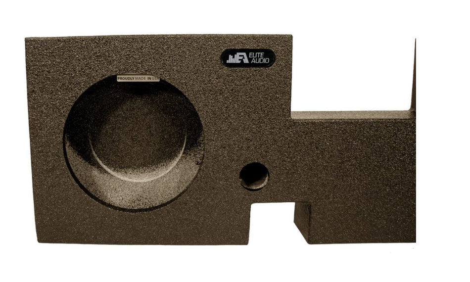 Elite Audio Ford F-150 Crew Cab 2009+ Single 12" Sealed Subwoofer Box - angle