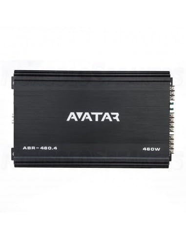 Avatar ABR-460.4 4 Channel Class AB 460 Watt Black Amplifier Buran Series