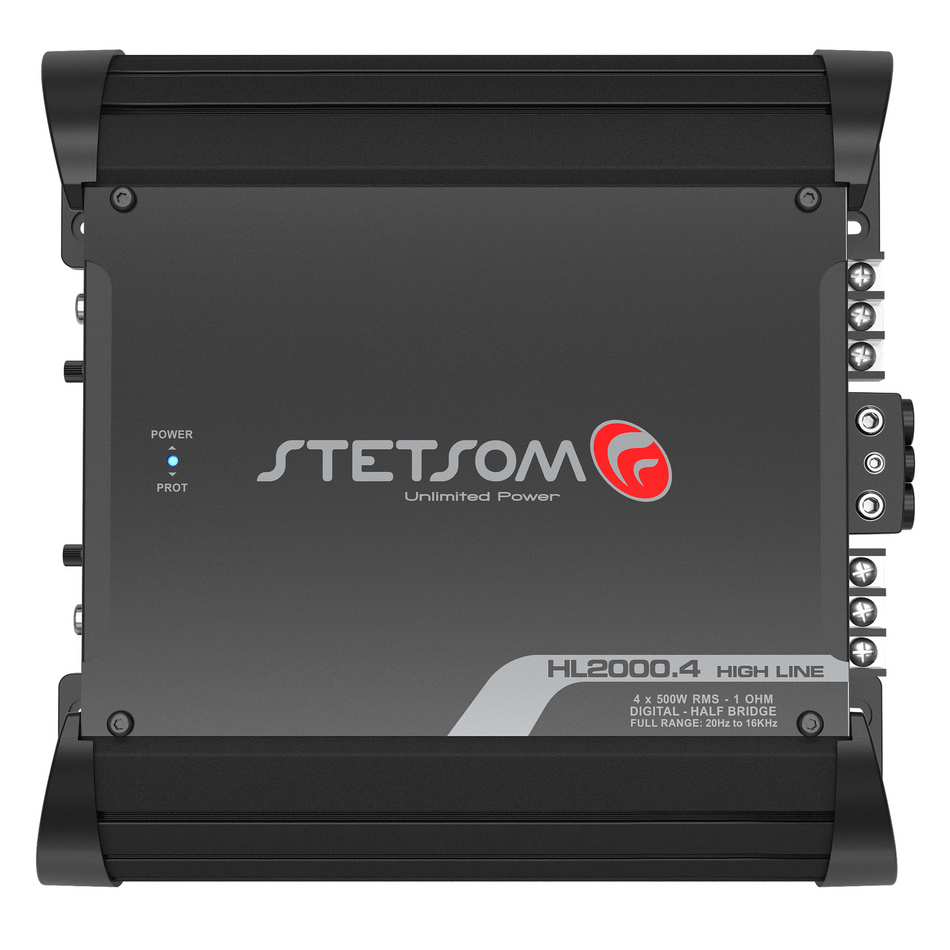 Stetsom HL2000.4 1-Ohm High Line Car Audio Amplifier 4-Channel 2000 Watts