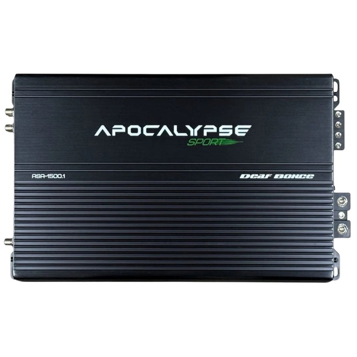 Deaf Bonce Apocalypse ASA-1500.1 | 1500 Watt Power Monoblock Amplifier - 1 Ohm Class D