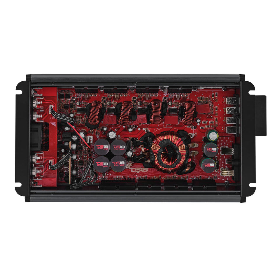 DS18 FRP-2.4K4/TI Compact 4-Channel Full-Range Class-D Amp – 2400W RMS - Titanium