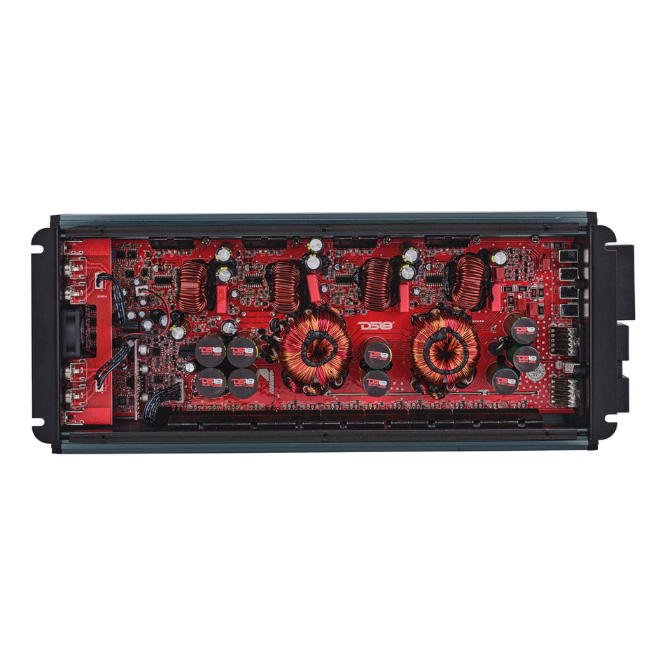 DS18 FRP-4K4/TI Compact 4-Channel Full-Range Class-D Amp – 4000W RMS - Titanium