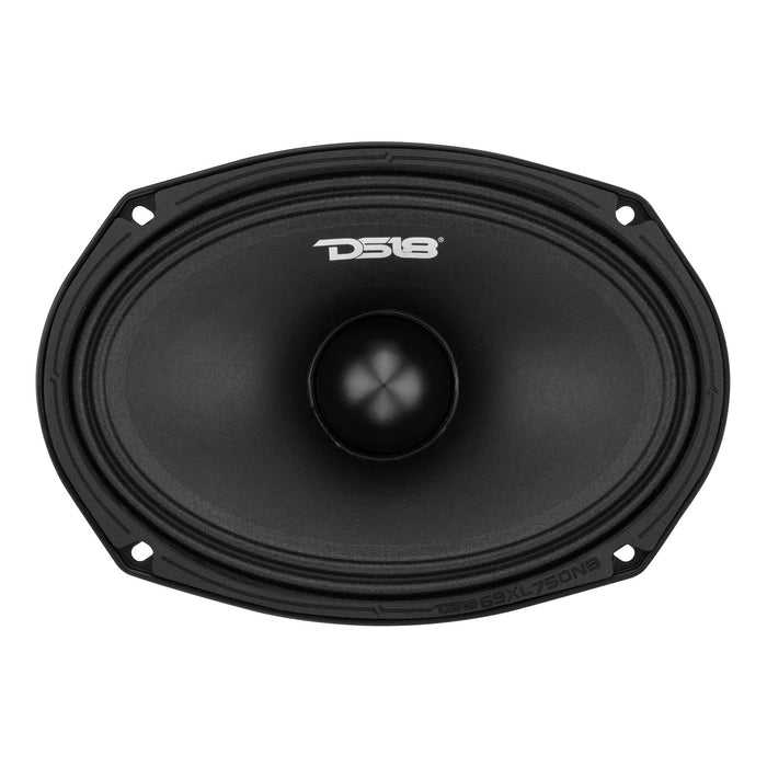 DS18 69XL750NB-4 6x9” Midrange Loudspeaker – Neodymium Rings, Aluminum Bullet Tweeter | 375W RMS 4-Ohm