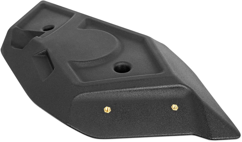 SSV Works RZ5-DF65U speaker pod, top down view of mounting plate with bolts