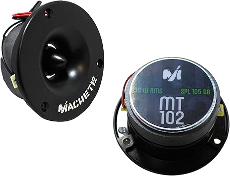 Deaf Bonce Machete Black 30W RMS - 60W Max Power 4-Ohm High Frequency Bullet Tweeters/MT-102