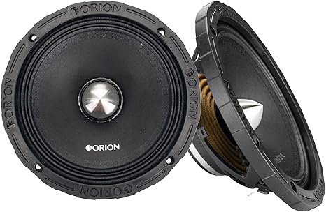 Orion XTR Series XTR652NEO Slim Neodymium High Efficiency 6.5” Mid-Range Bullet Loudspeakers 1200W Max Power 300W RMS 2 Ohm