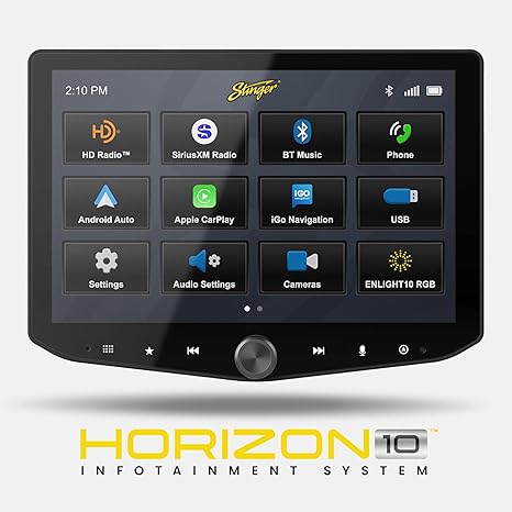 シャイニングムーン.NET 通販ECページ Stinger IX210 Horizon10 10.1-inch Floating Multimedia Infotainment