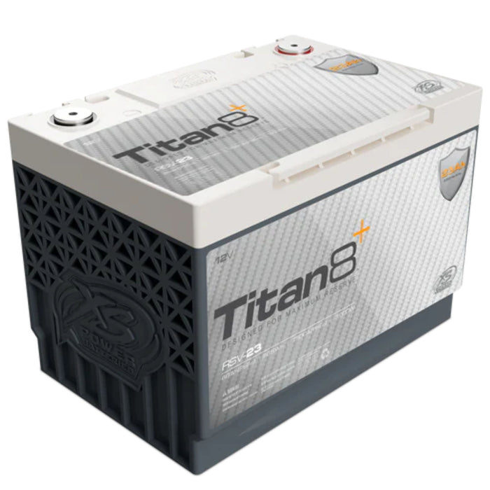 XS Power Titan8 12V Lithium Car Audio Battery – 23AH, 3000-5000W