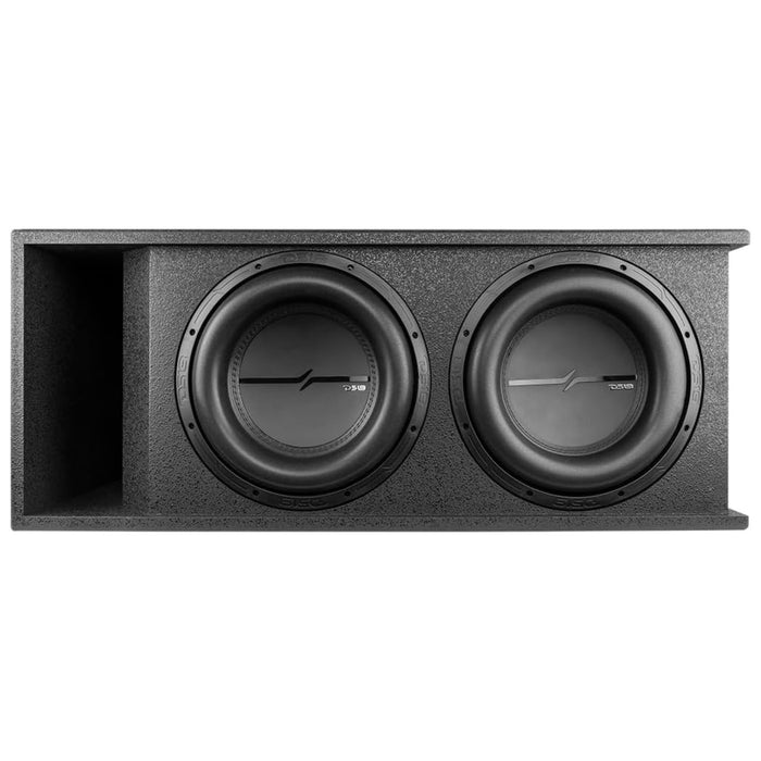 Dual 12" Loaded Subwoofer Ported Rugged Armored Enclosure With ZXI12.4D 2000 Watts Rms