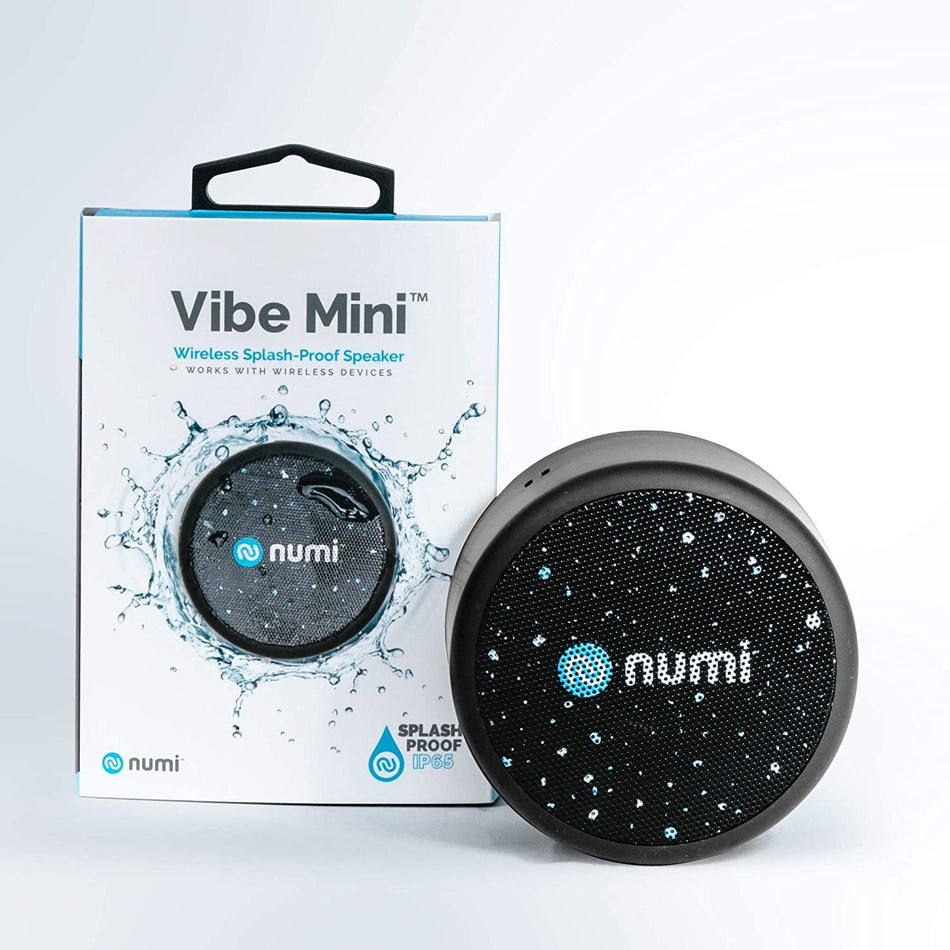 Numi Vibe Mini Wireless Speaker - Waterproof Portable Speaker - 7 Hour Battery