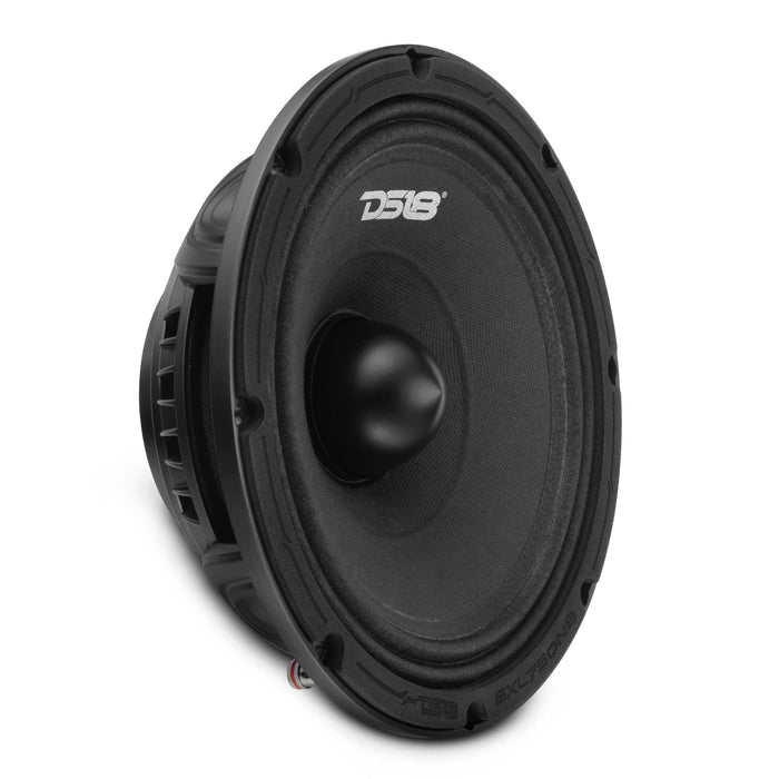 DS18 8XL750NB-4 8” Midrange Loudspeaker – Neodymium Rings, Aluminum Bullet | 375W RMS 4-Ohm