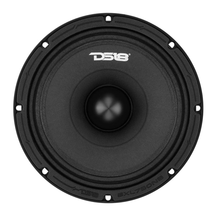 DS18 8XL750NB-4 8” Midrange Loudspeaker – Neodymium Rings, Aluminum Bullet | 375W RMS 4-Ohm
