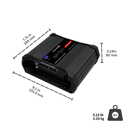 Stetsom BRAVO ATTACK 3000 4-Ohm mono amplifier - view 10