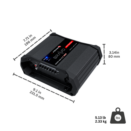 Stetsom BRAVO ATTACK 3000 4-Ohm mono amplifier - view 6