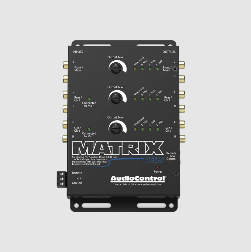 Audio Control MATRIX PLUS 6-Channel Line Driver, 9.5V RMS
