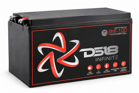 DS18 DS-INF-100 INFINITE 100 AH AGM Power Cell 12 