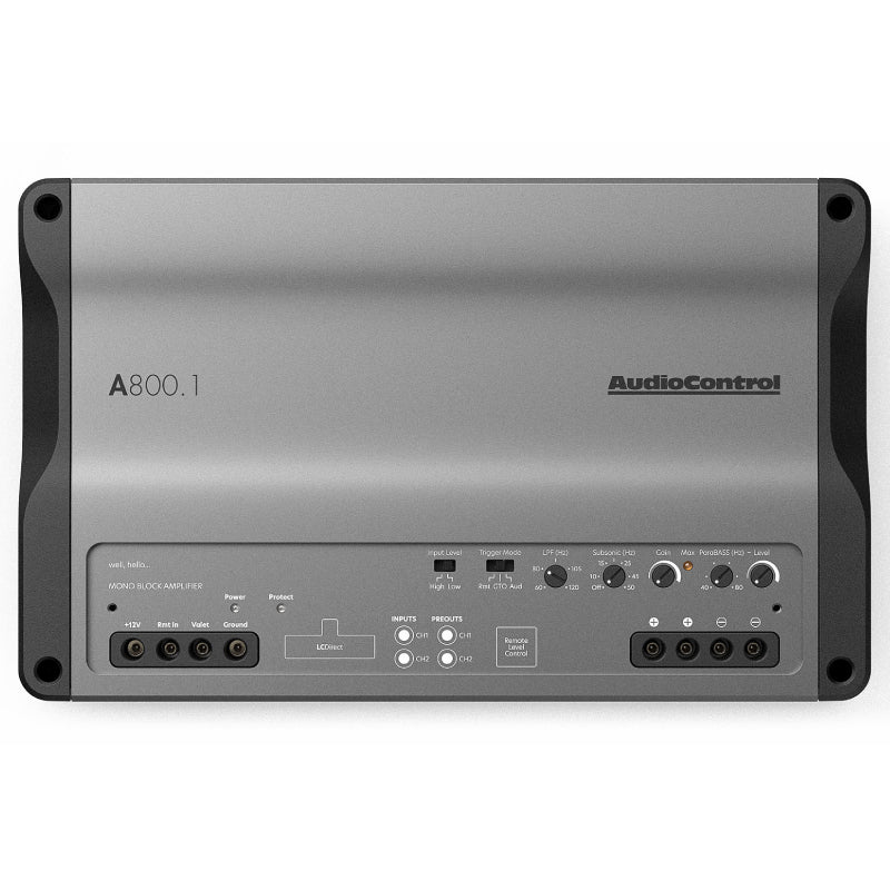 AudioControl A800.1 - Altitude Series 800W Max Power, Monoblock Amplifier, Class-D