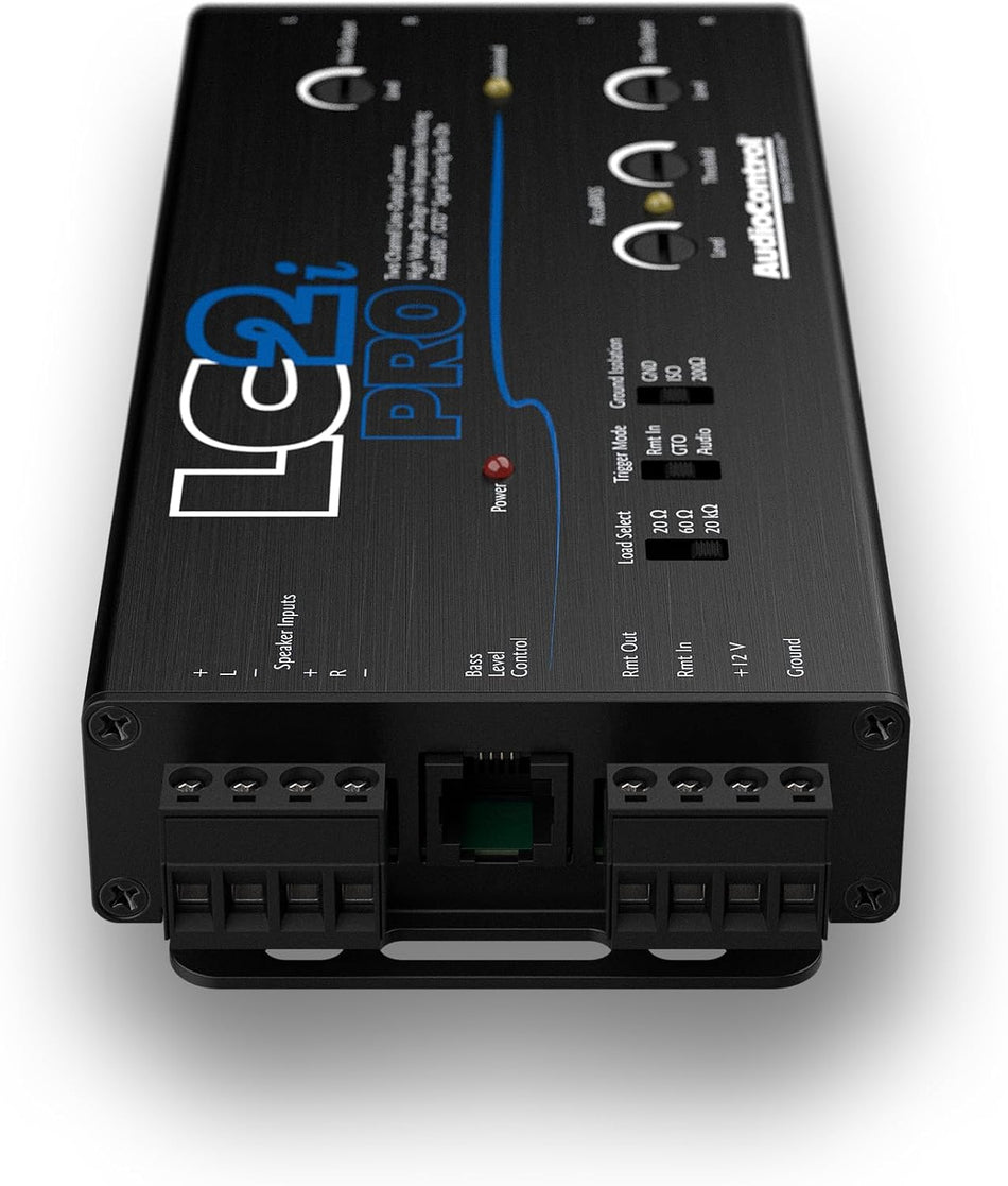 AudioControl LC2i PRO 2-Channel Line Output Converter with ACR-1 Dash Remote Subwoofer Control
