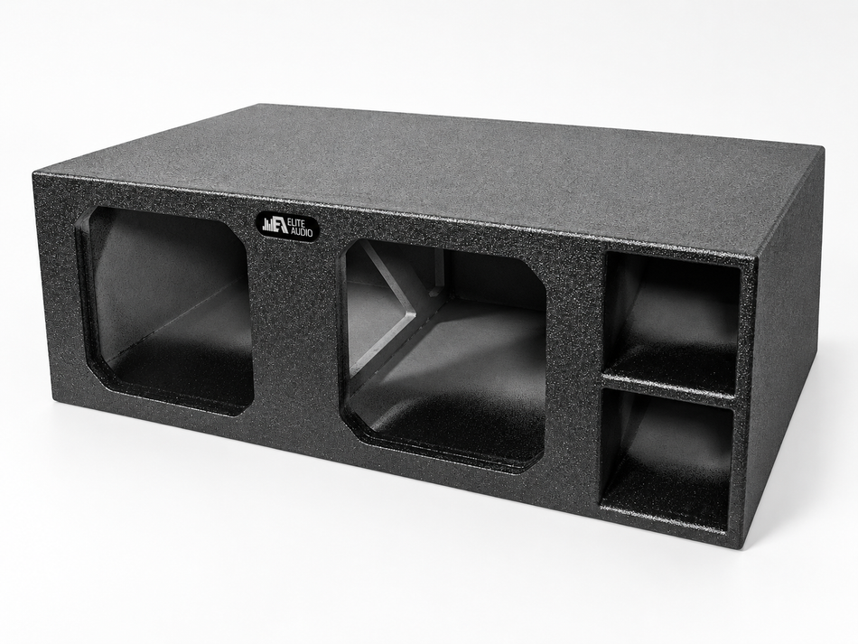 Elite Audio Dual 12 Ported XL SPL Universal Subwoofer Box for Kicker Solo